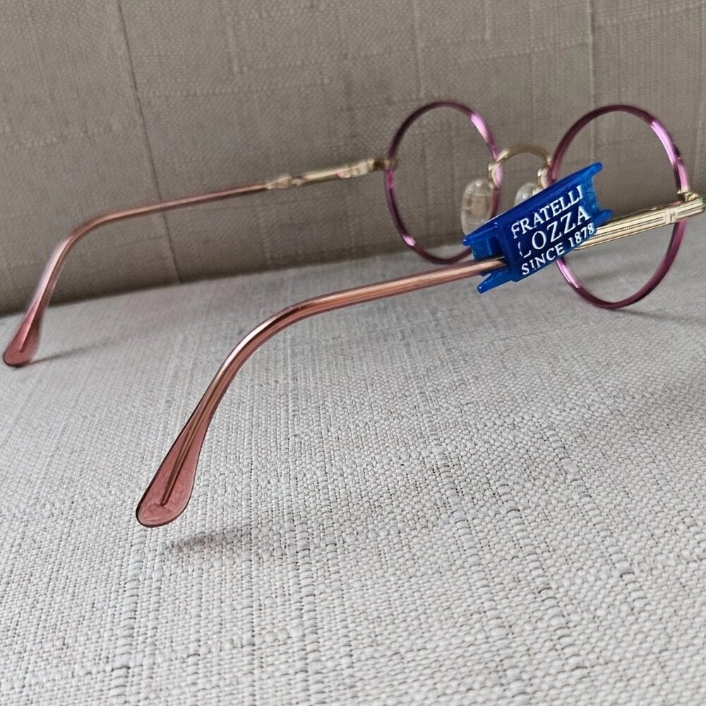 Luxottica Youth Girl Eyeglasses Frame GOLDELECTROPLATED Glasses Frame Italy - Picture 5 of 12